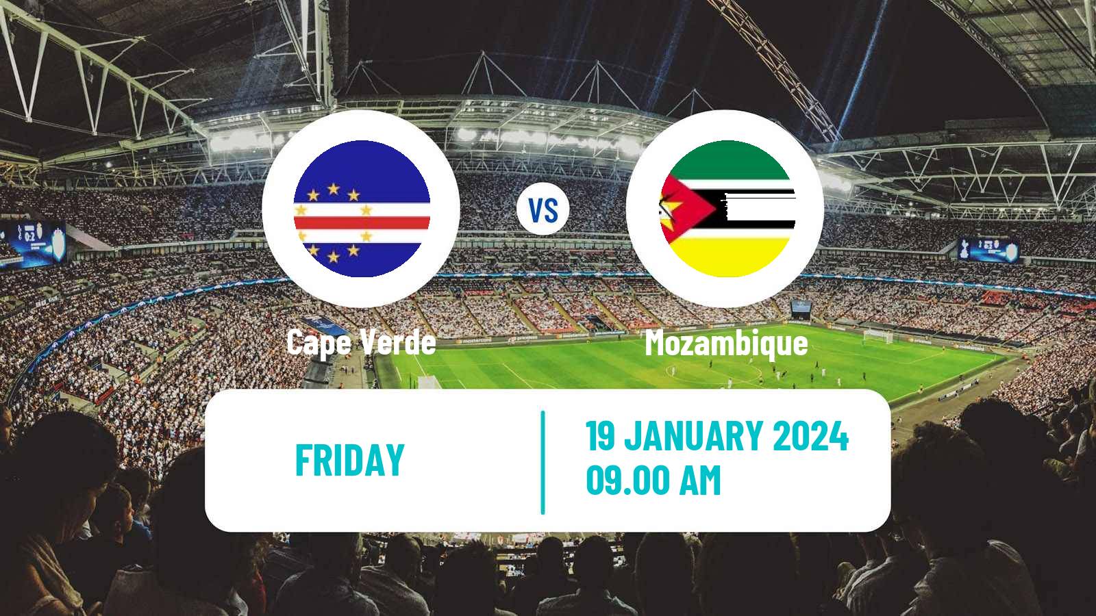 Soccer Africa Cup of Nations Cape Verde - Mozambique
