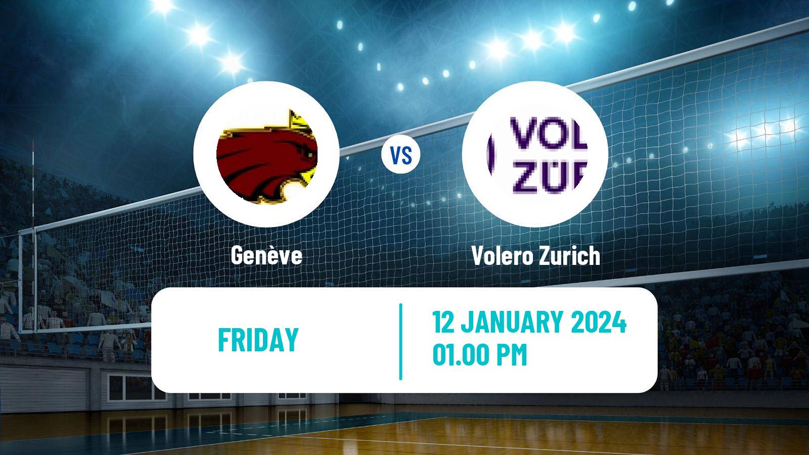 Volleyball Swiss NLA Volleyball Women Genève - Voléro Zürich