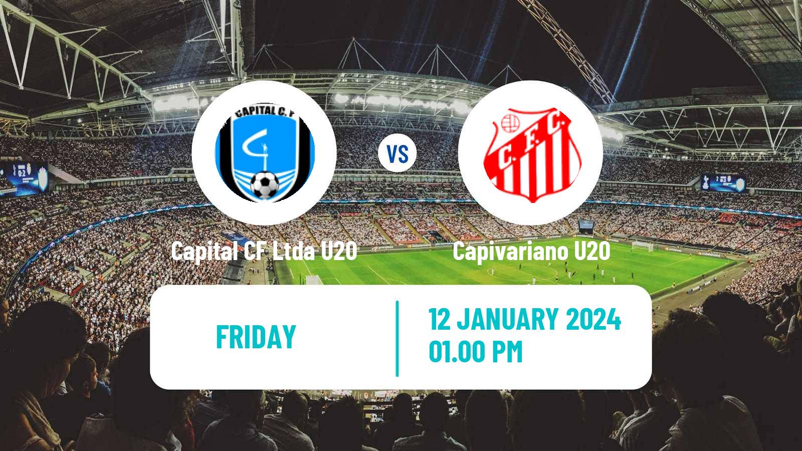 Soccer Brazilian Copa Sao Paulo de juniores Capital CF Ltda U20 - Capivariano U20