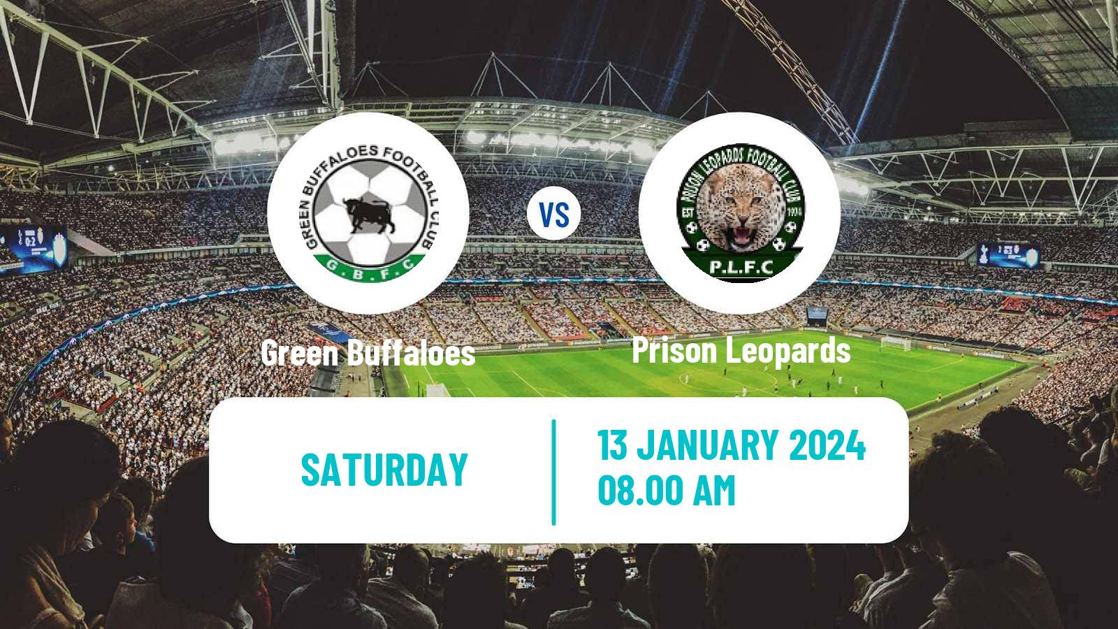 Soccer Zambian Premier League Green Buffaloes - Prison Leopards