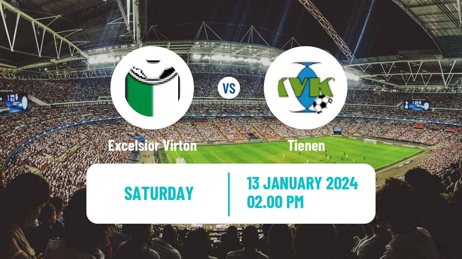 Soccer Belgian National Division 1 Excelsior Virton - Tienen
