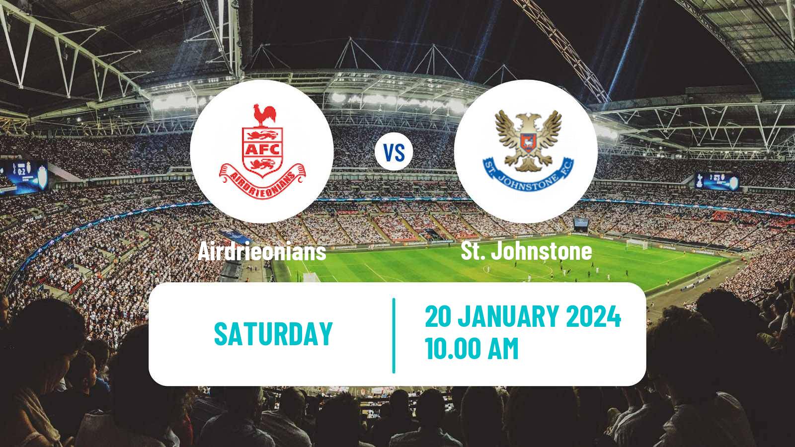 Soccer Scottish Cup Airdrieonians - St. Johnstone