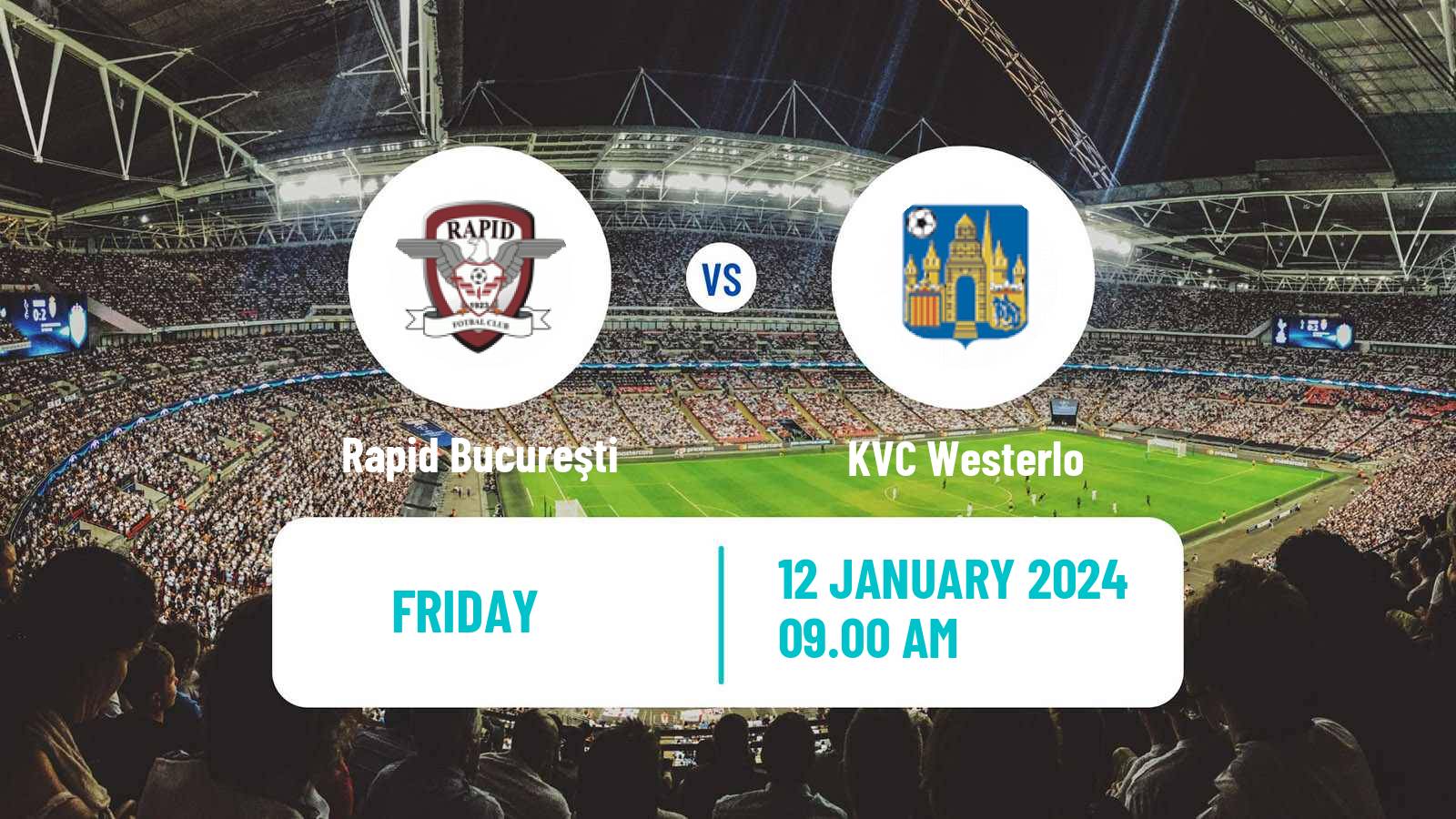 Soccer Club Friendly Rapid Bucureşti - Westerlo