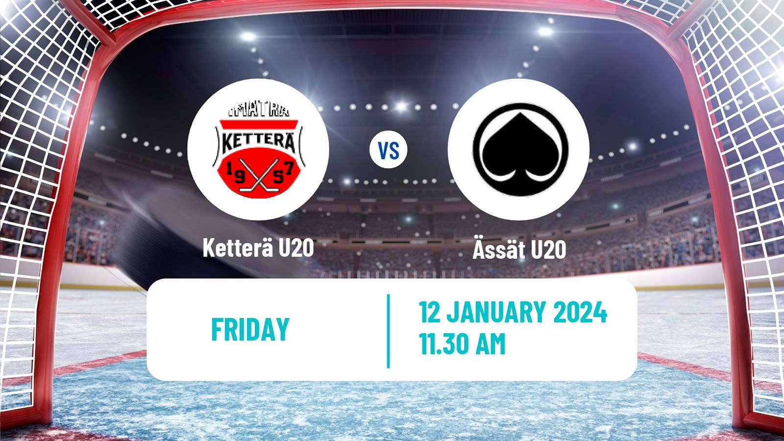 Hockey Finnish SM-sarja U20 Ketterä U20 - Ässät U20