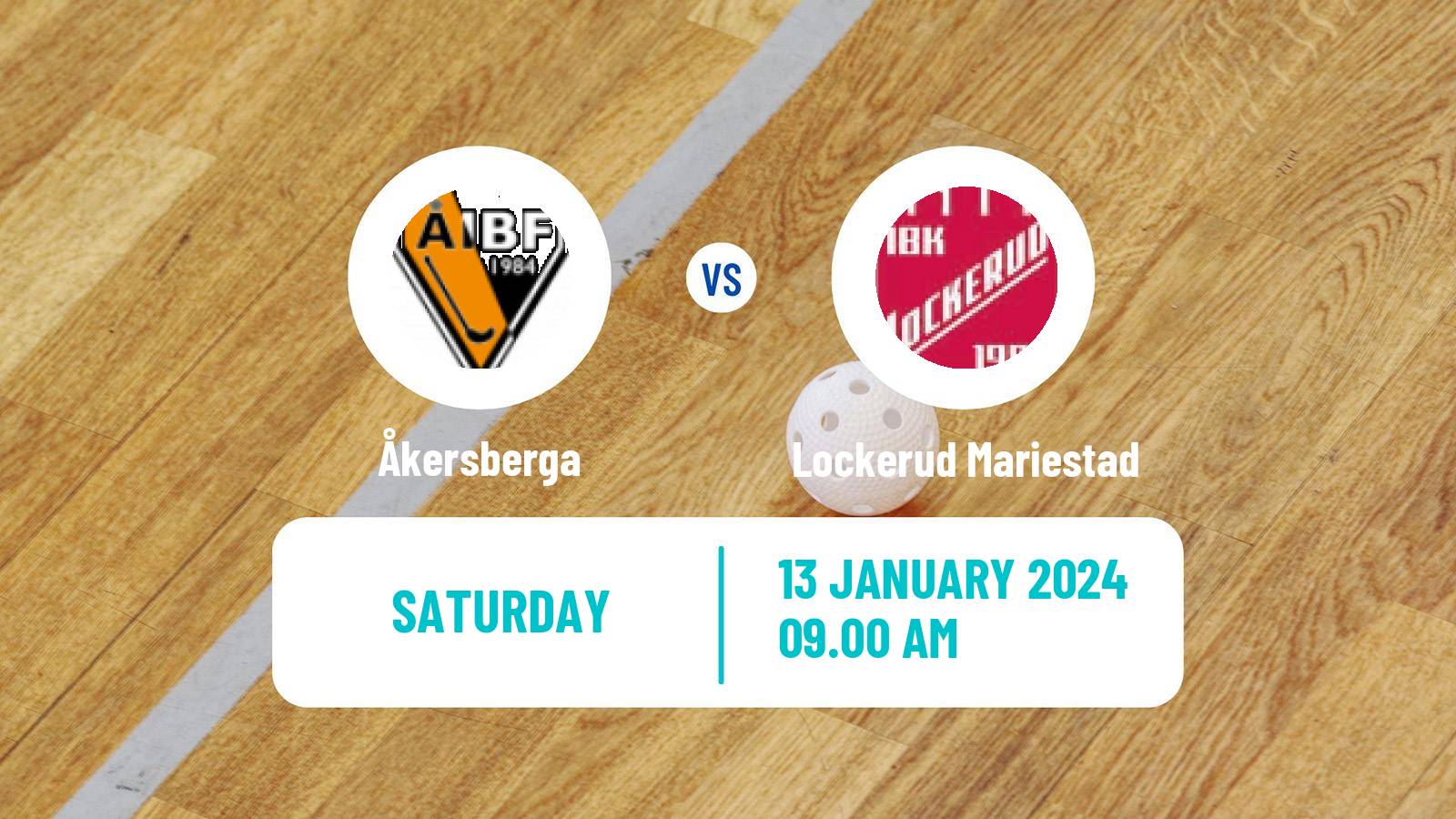 Floorball Swedish Superligan Floorball Women Åkersberga - Lockerud Mariestad