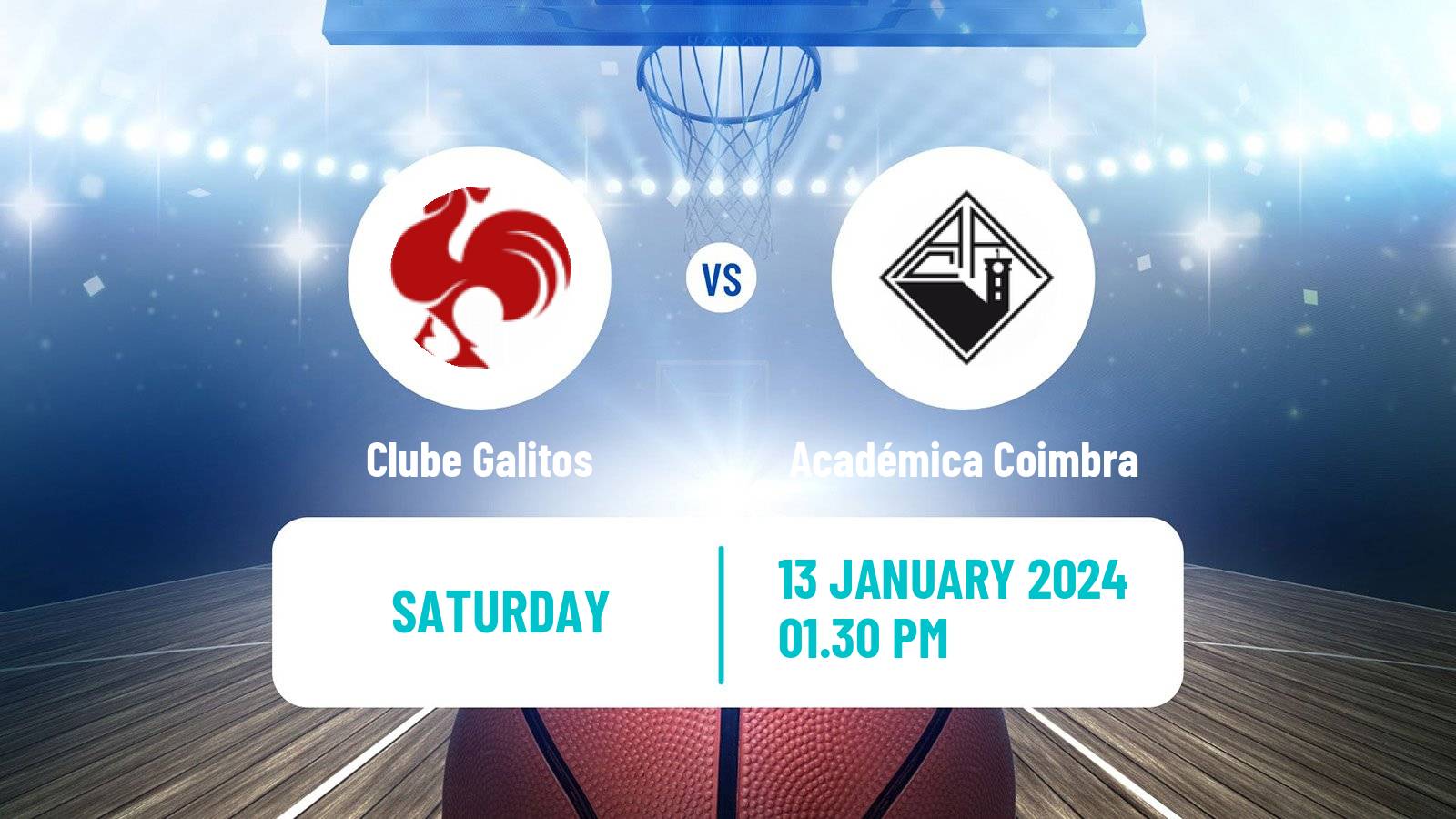 Basketball Portuguese Proliga Basketball Clube Galitos - Académica Coimbra