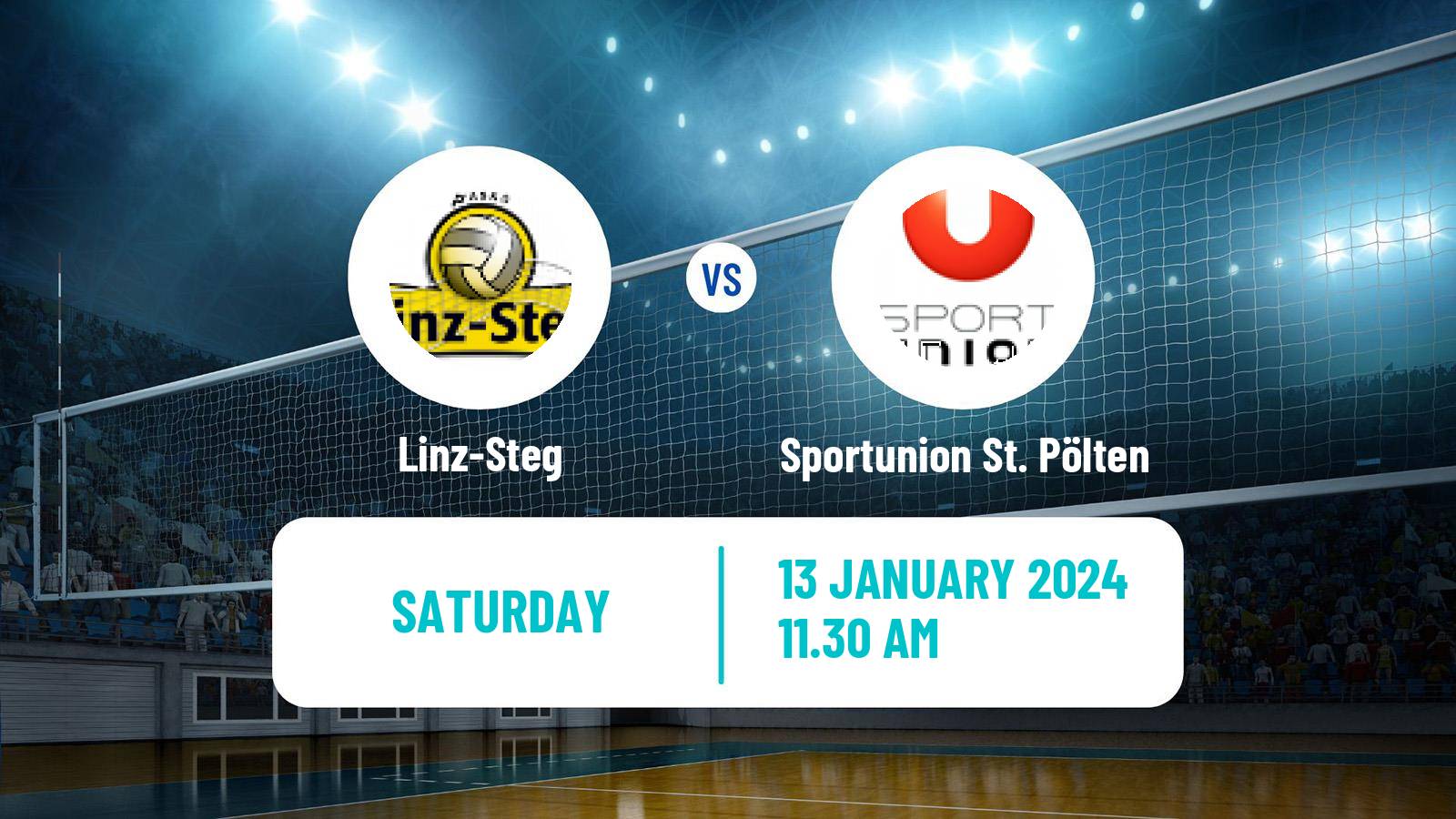 Volleyball Austrian 2 Bundesliga Volleyball Linz-Steg - Sportunion St. Pölten