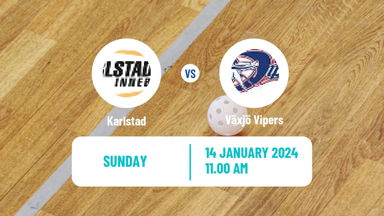 Floorball Swedish Superligan Floorball Karlstad - Växjö Vipers