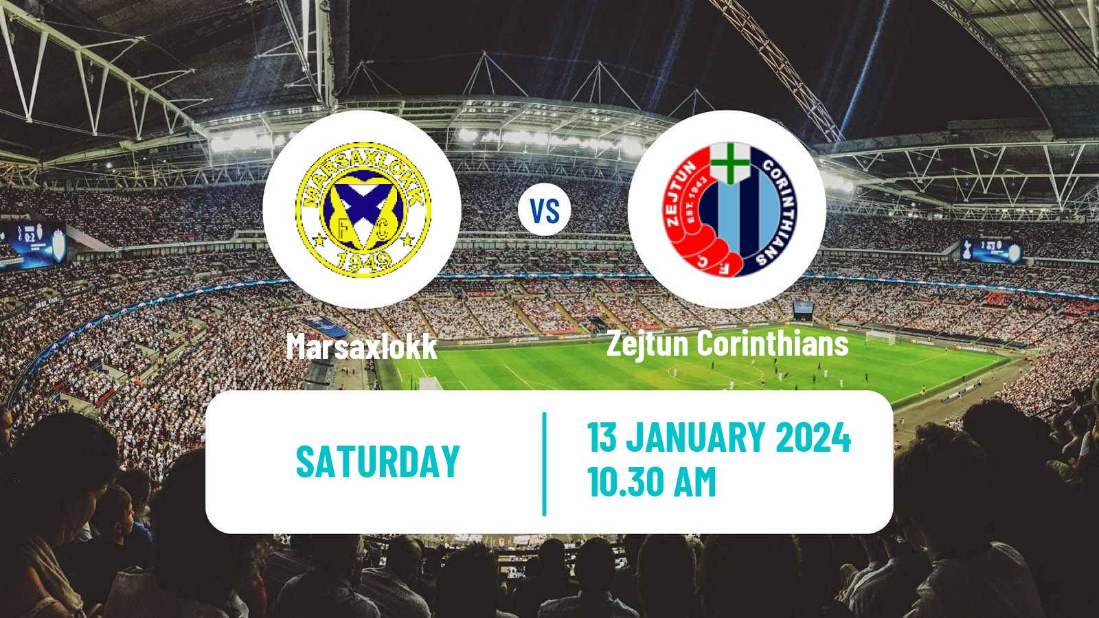 Soccer Maltese FA Trophy Marsaxlokk - Zejtun Corinthians