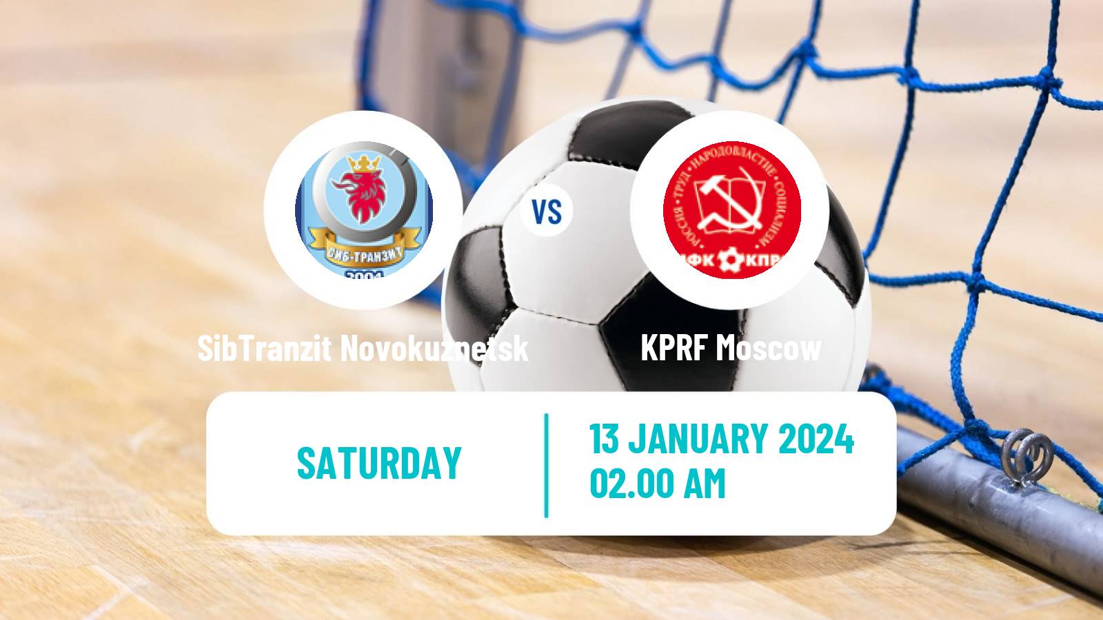 Futsal Russian Super Liga Futsal SibTranzit Novokuznetsk - KPRF
