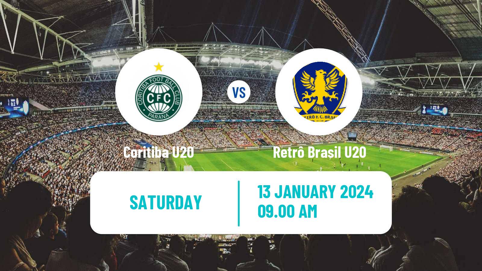 Soccer Brazilian Copa Sao Paulo de juniores Coritiba U20 - Retrô Brasil U20