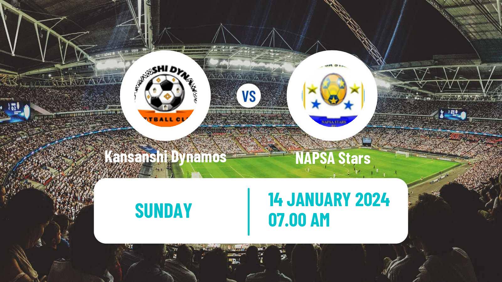 Soccer Zambian Premier League Kansanshi Dynamos - NAPSA Stars