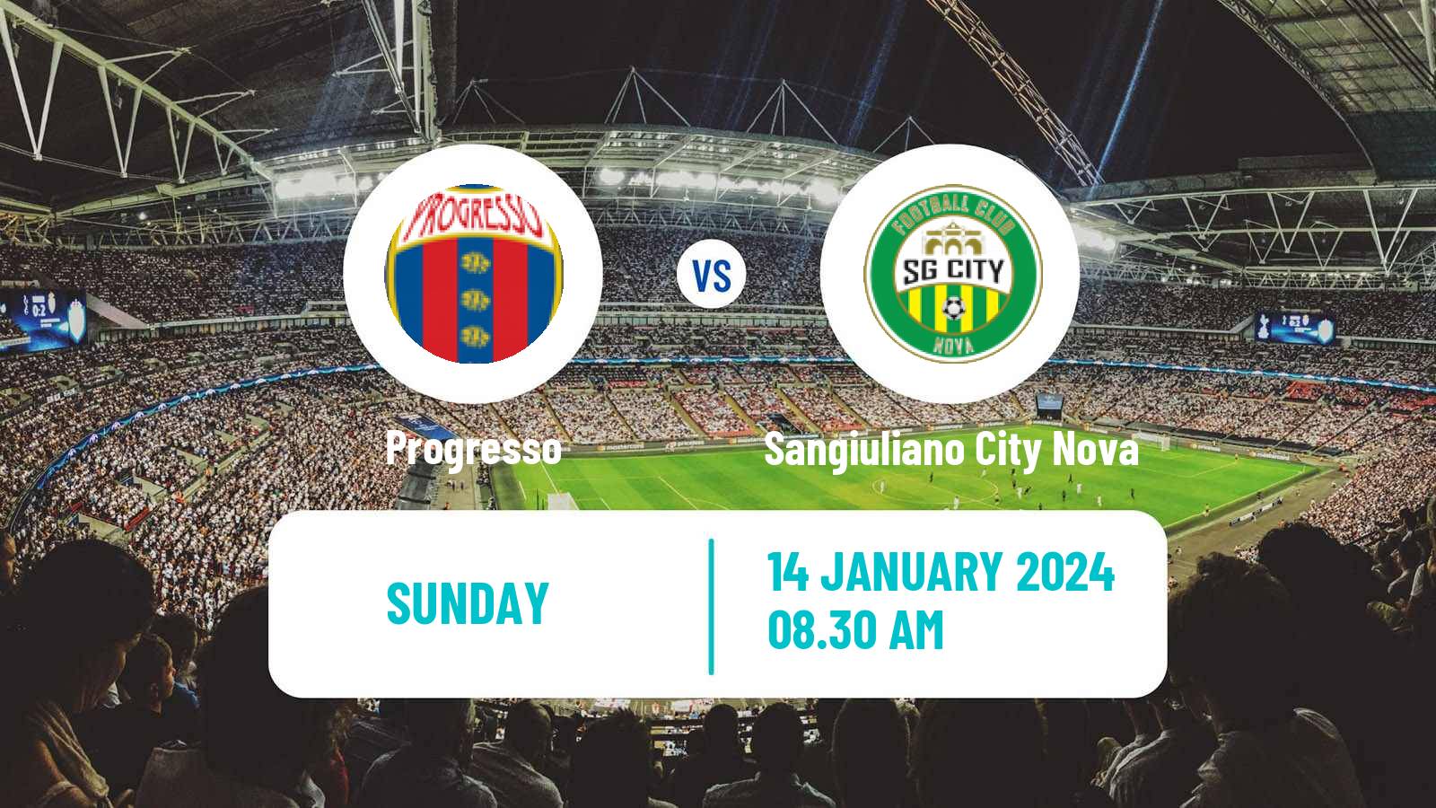 Soccer Italian Serie D - Group D Progresso - Sangiuliano City Nova