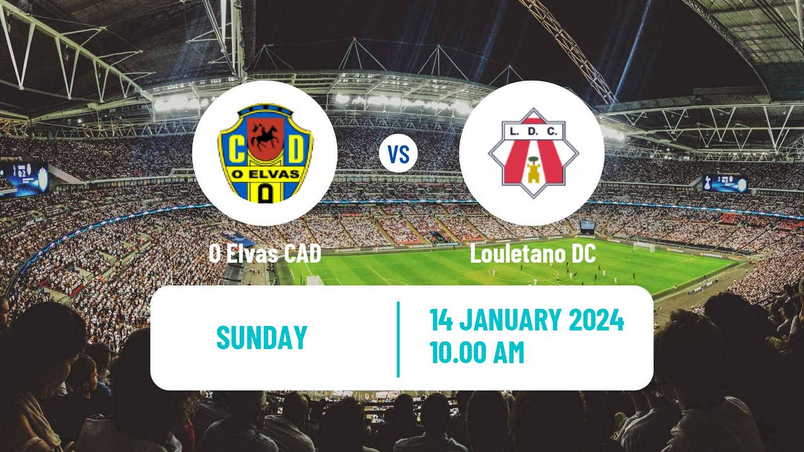 Soccer Campeonato de Portugal - Group D Elvas - Louletano