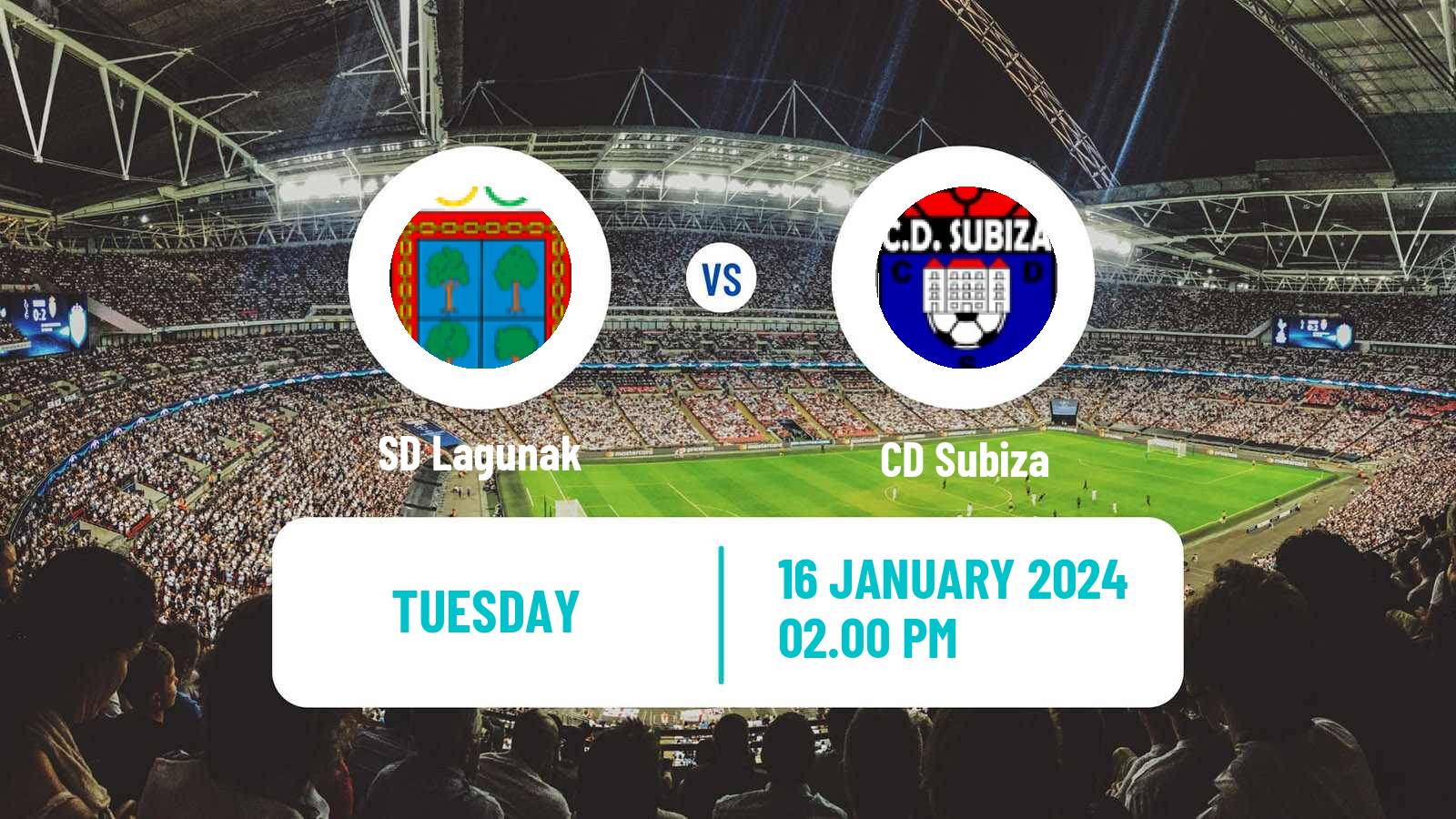 Soccer Spanish Tercera RFEF - Group 15 Lagunak - Subiza