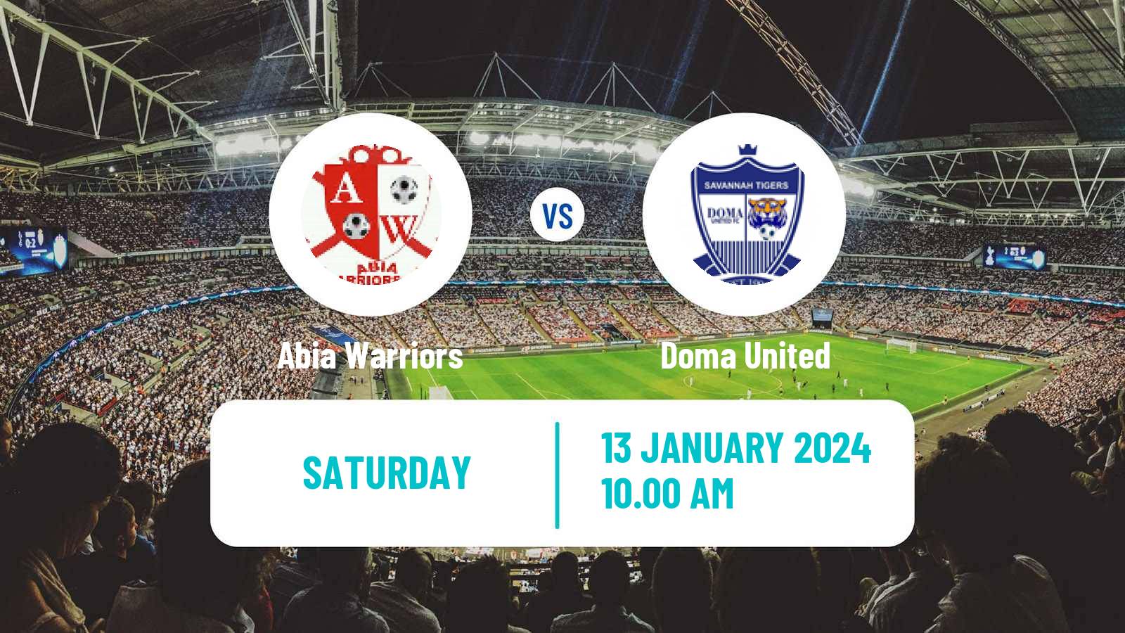 Soccer Nigerian Premier League Abia Warriors - Doma United
