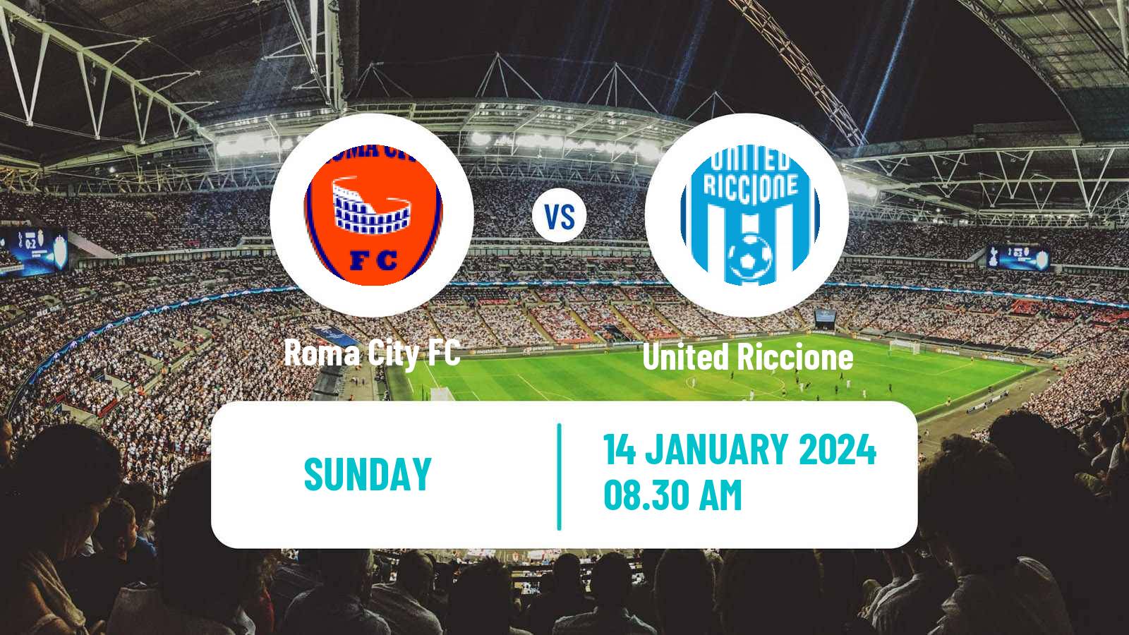 Soccer Italian Serie D - Group F Roma City - United Riccione