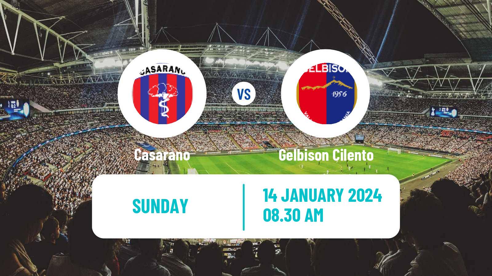 Soccer Italian Serie D - Group H Casarano - Gelbison Cilento