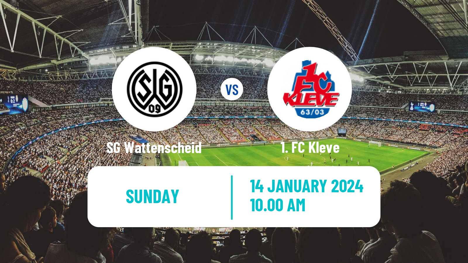 Soccer Club Friendly SG Wattenscheid - Kleve