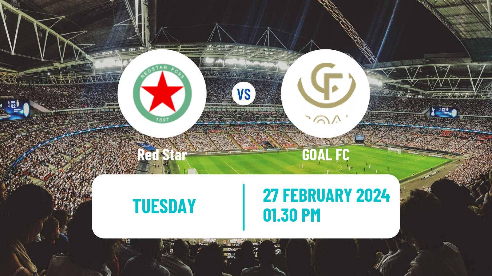 Soccer French National League Red Star - GOAL FC
