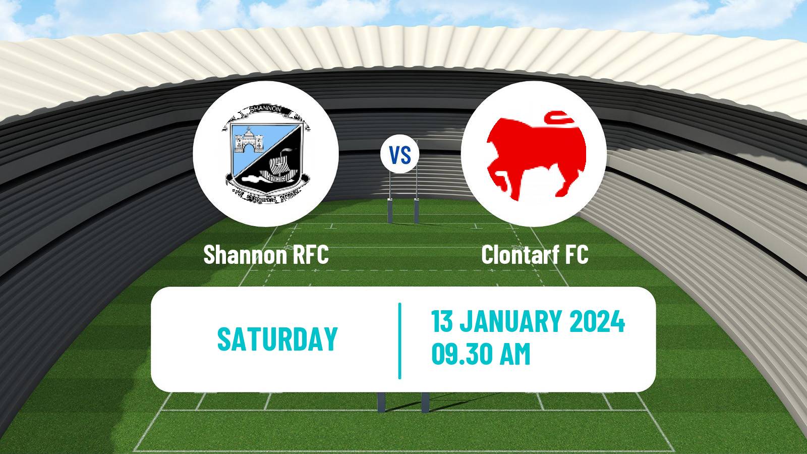 Rugby union All Ireland League Rugby Union Shannon - Clontarf