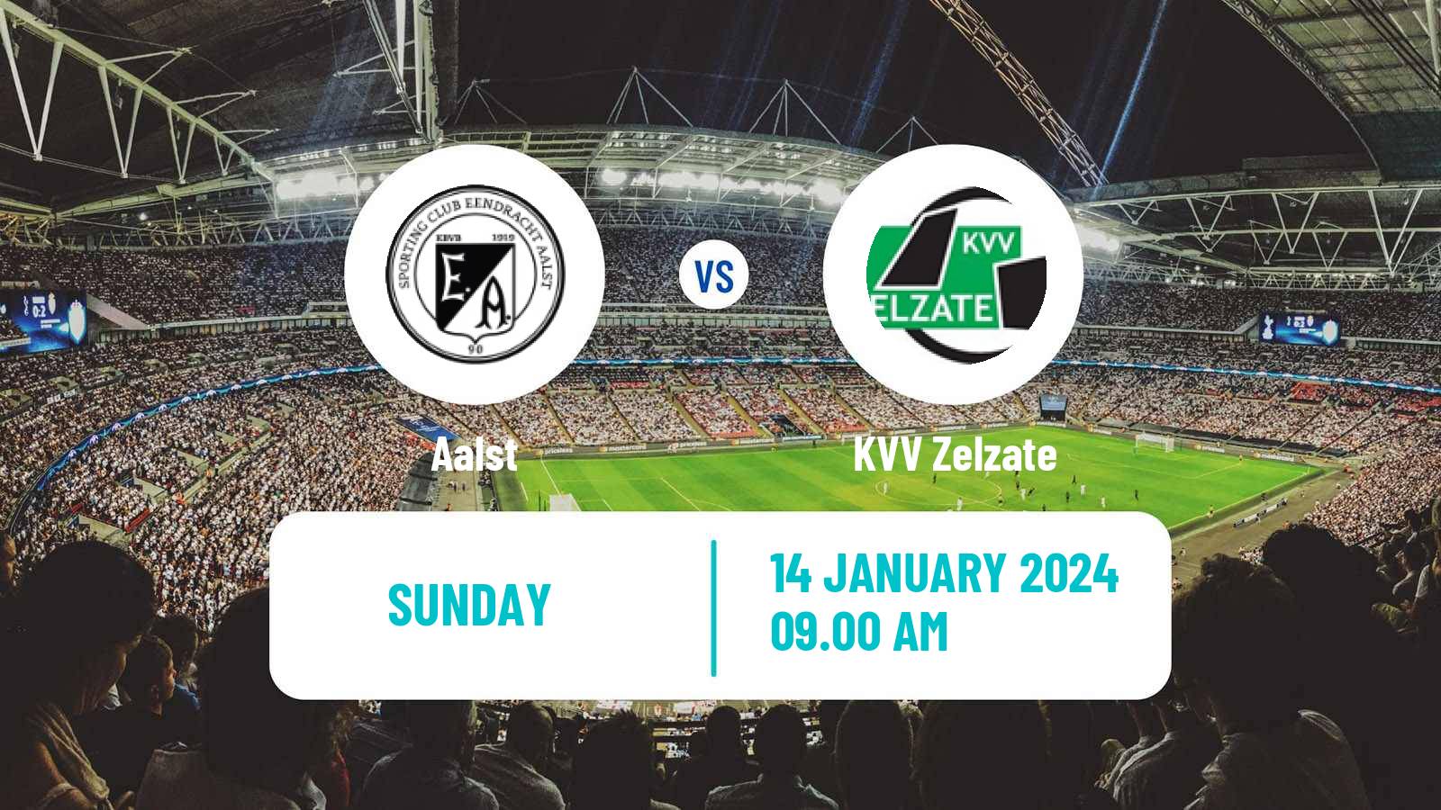 Football Belgian Second Amateur Division Group A Aalst - Zelzate