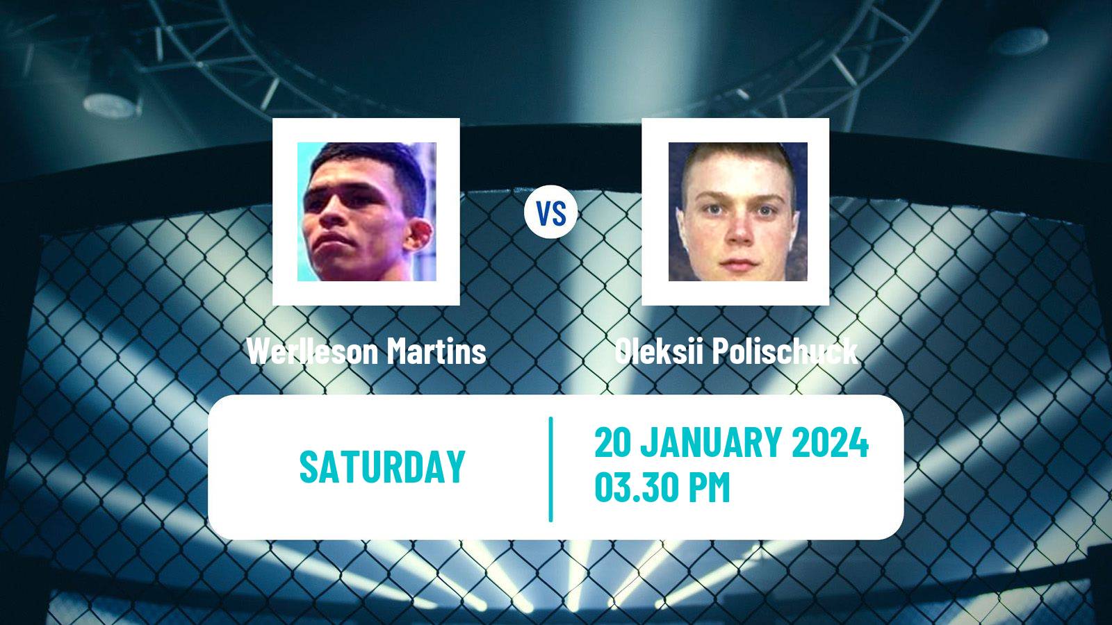 MMA Bantamweight Ksw Men Werlleson Martins - Oleksii Polischuck