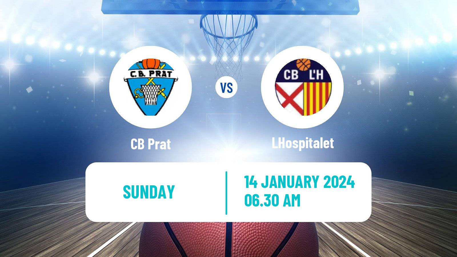 Basketball Spanish LEB Plata Prat - LHospitalet