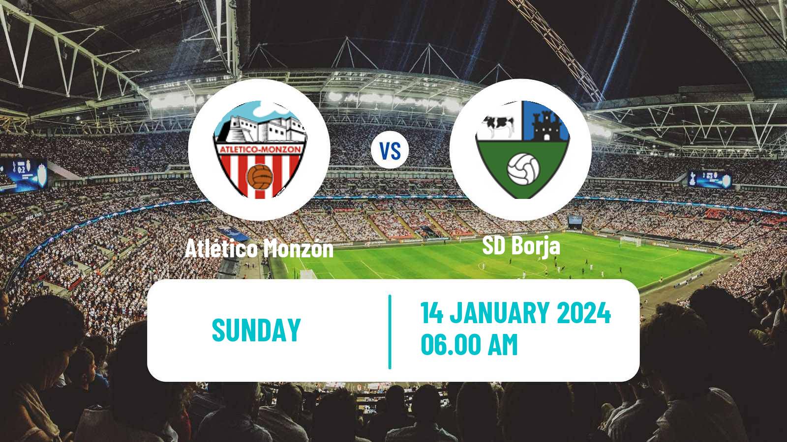 Soccer Spanish Tercera RFEF - Group 17 Atlético Monzón - Borja
