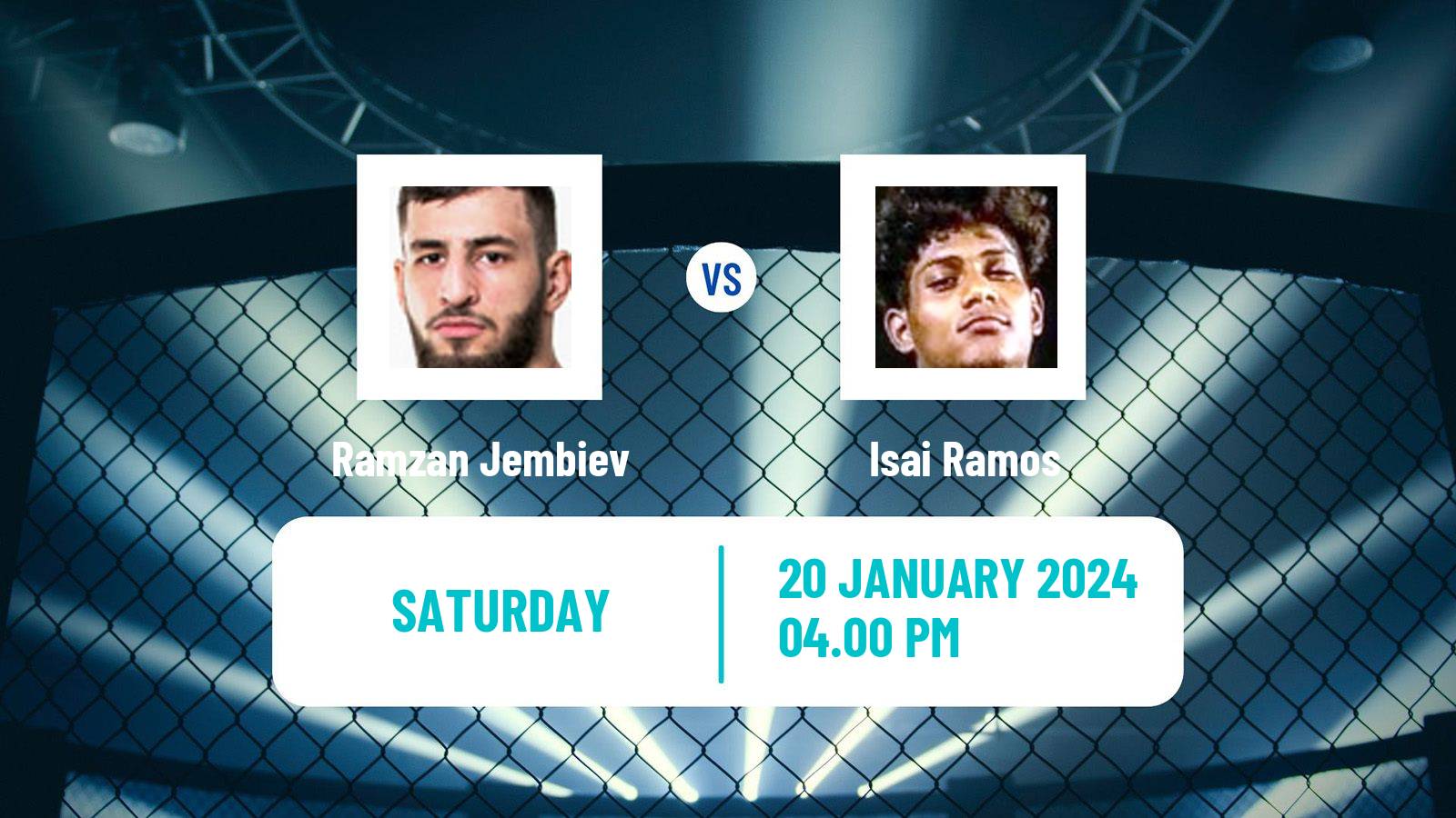 MMA Catchweight Ksw Men Ramzan Jembiev - Isai Ramos
