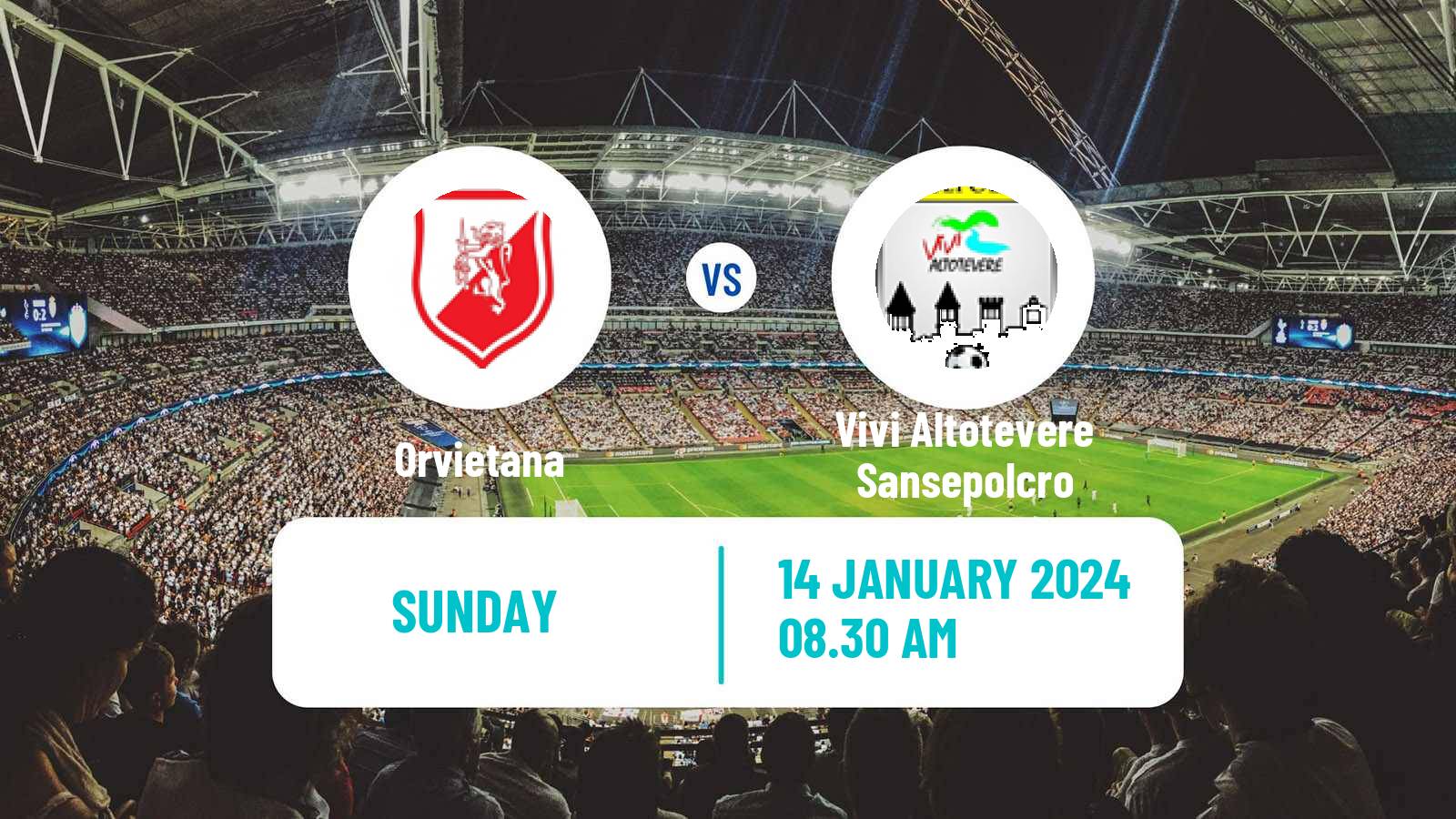 Soccer Italian Serie D - Group E Orvietana - Vivi Altotevere Sansepolcro