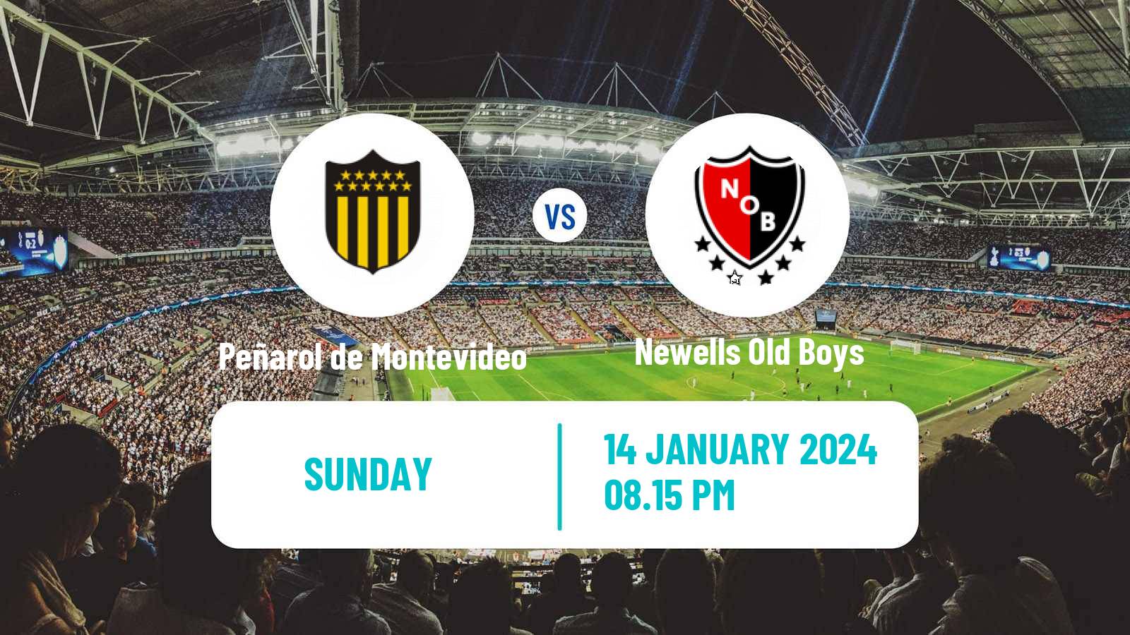 Soccer Serie Rio de la Plata Peñarol de Montevideo - Newells Old Boys