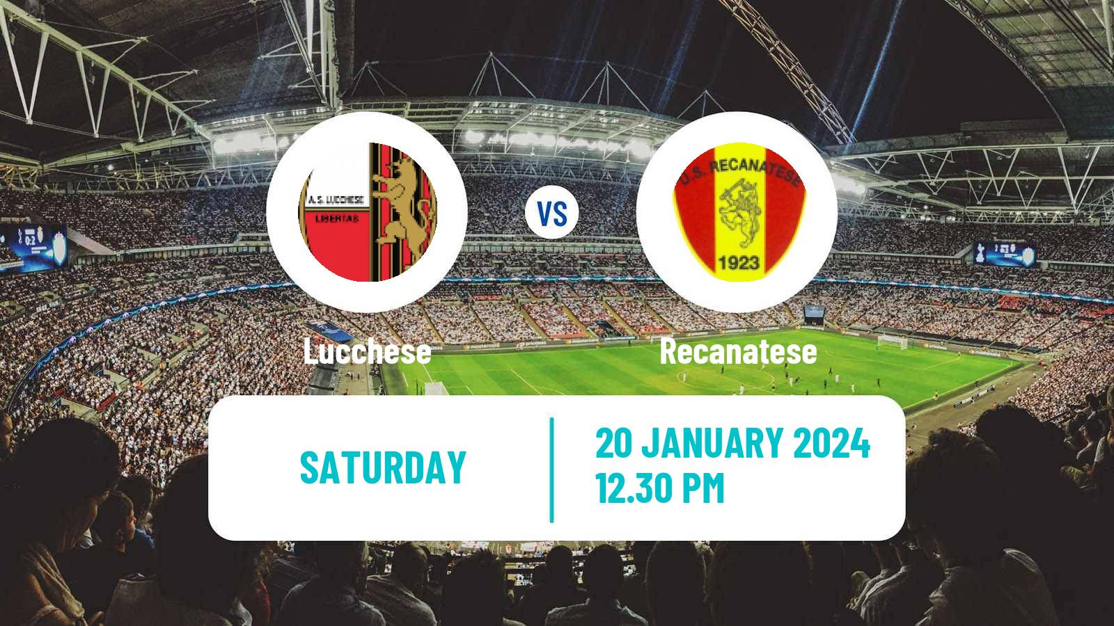 Soccer Italian Serie C Group B Lucchese - Recanatese