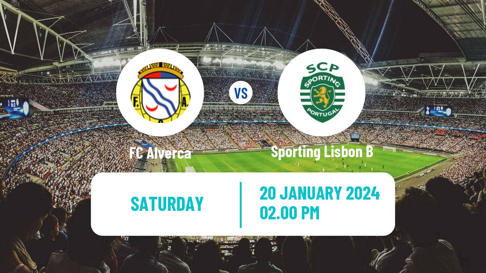 Soccer Portuguese Liga 3 Alverca - Sporting Lisbon B