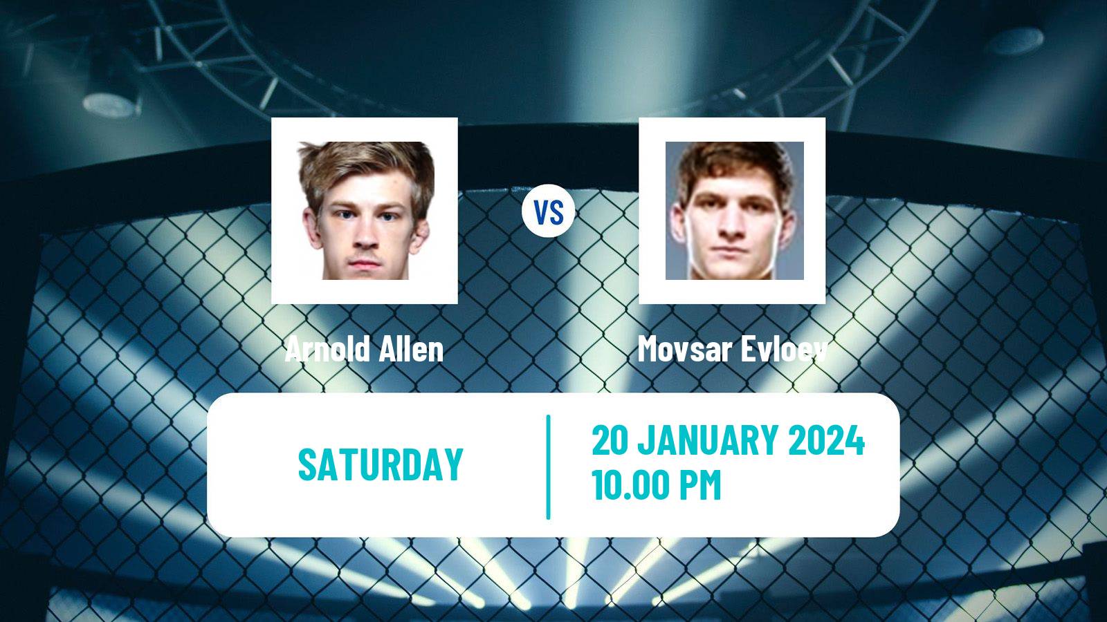 MMA Featherweight UFC Men Arnold Allen - Movsar Evloev
