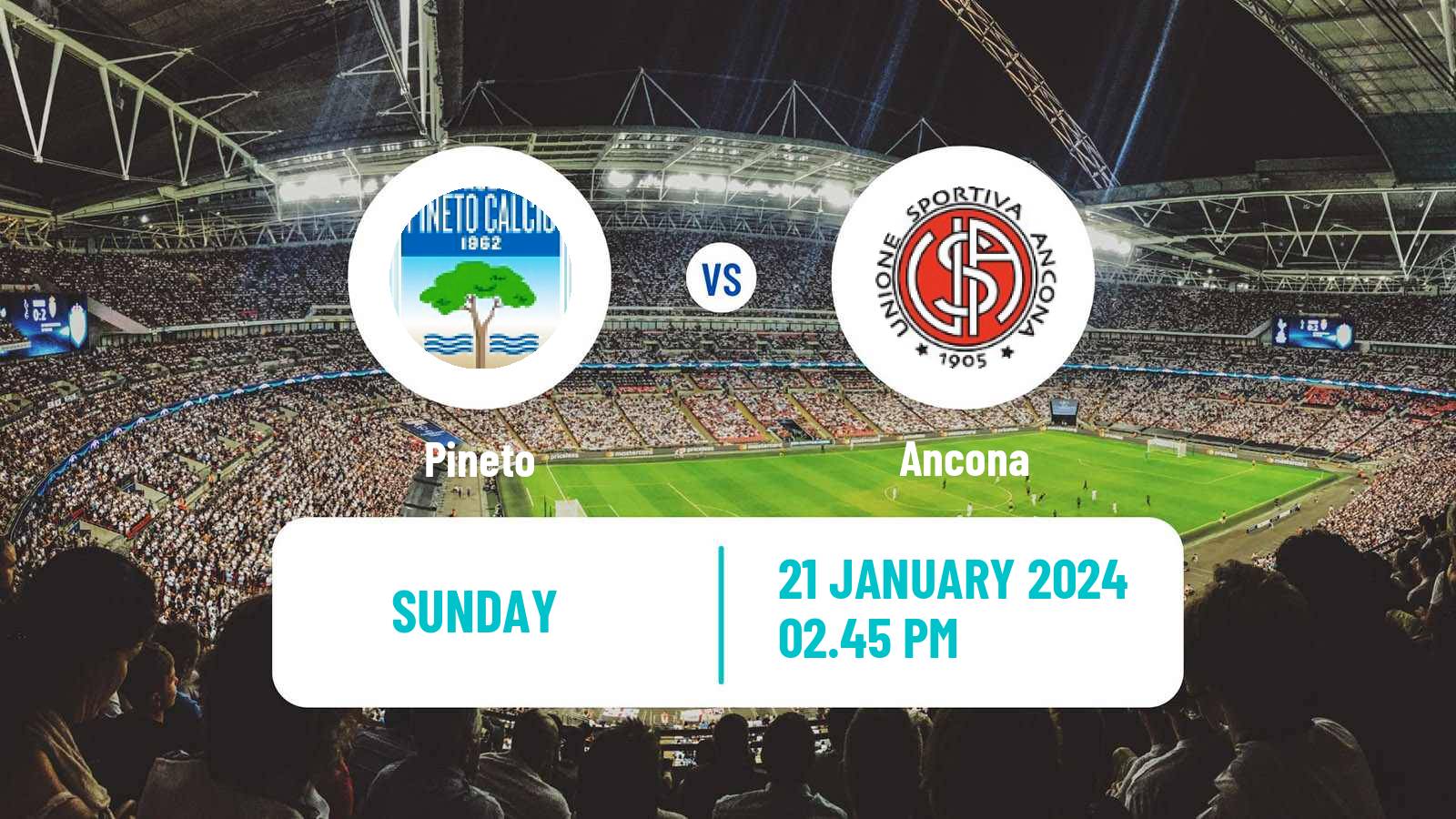 Soccer Italian Serie C Group B Pineto - Ancona