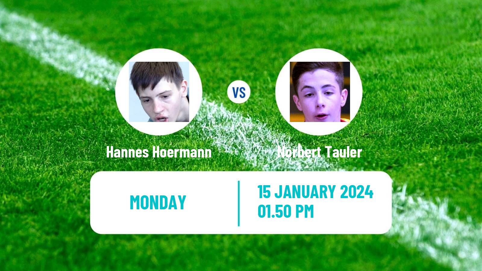 Table tennis Challenger Series Men Hannes Hoermann - Norbert Tauler