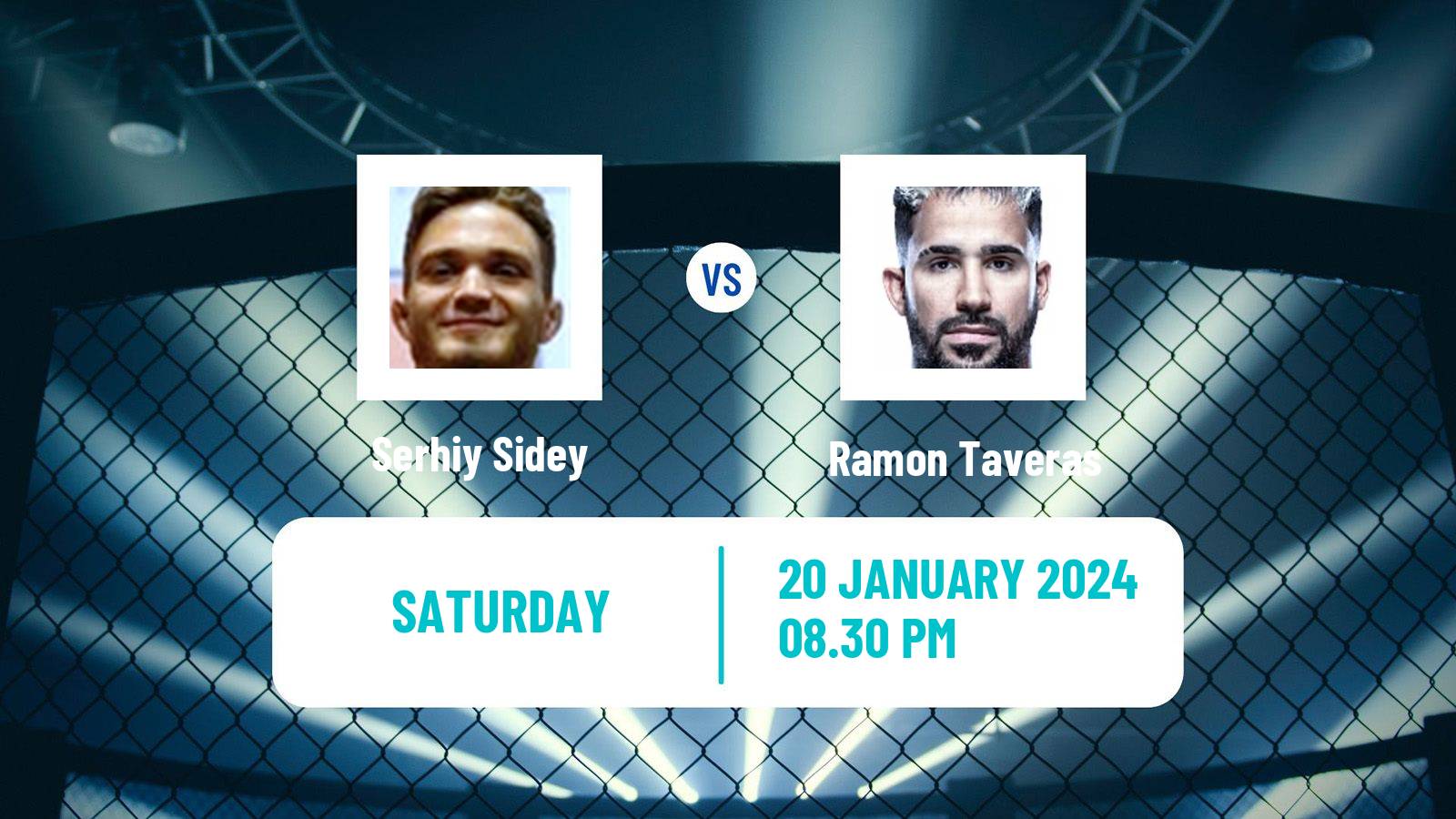 MMA Bantamweight UFC Men Serhiy Sidey - Ramon Taveras