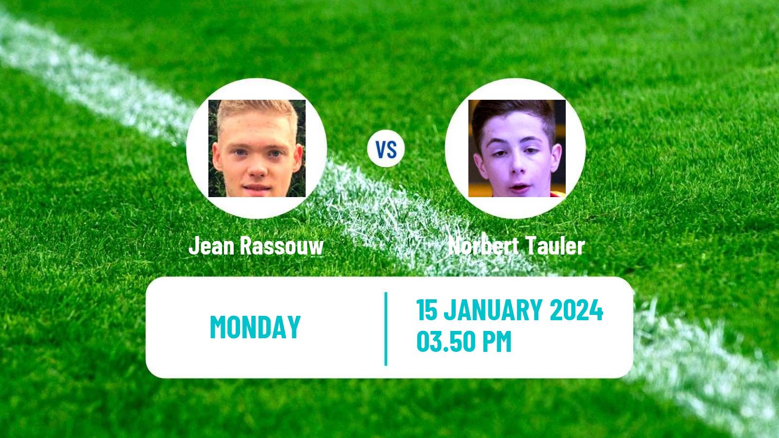 Table tennis Challenger Series Men Jean Rassouw - Norbert Tauler