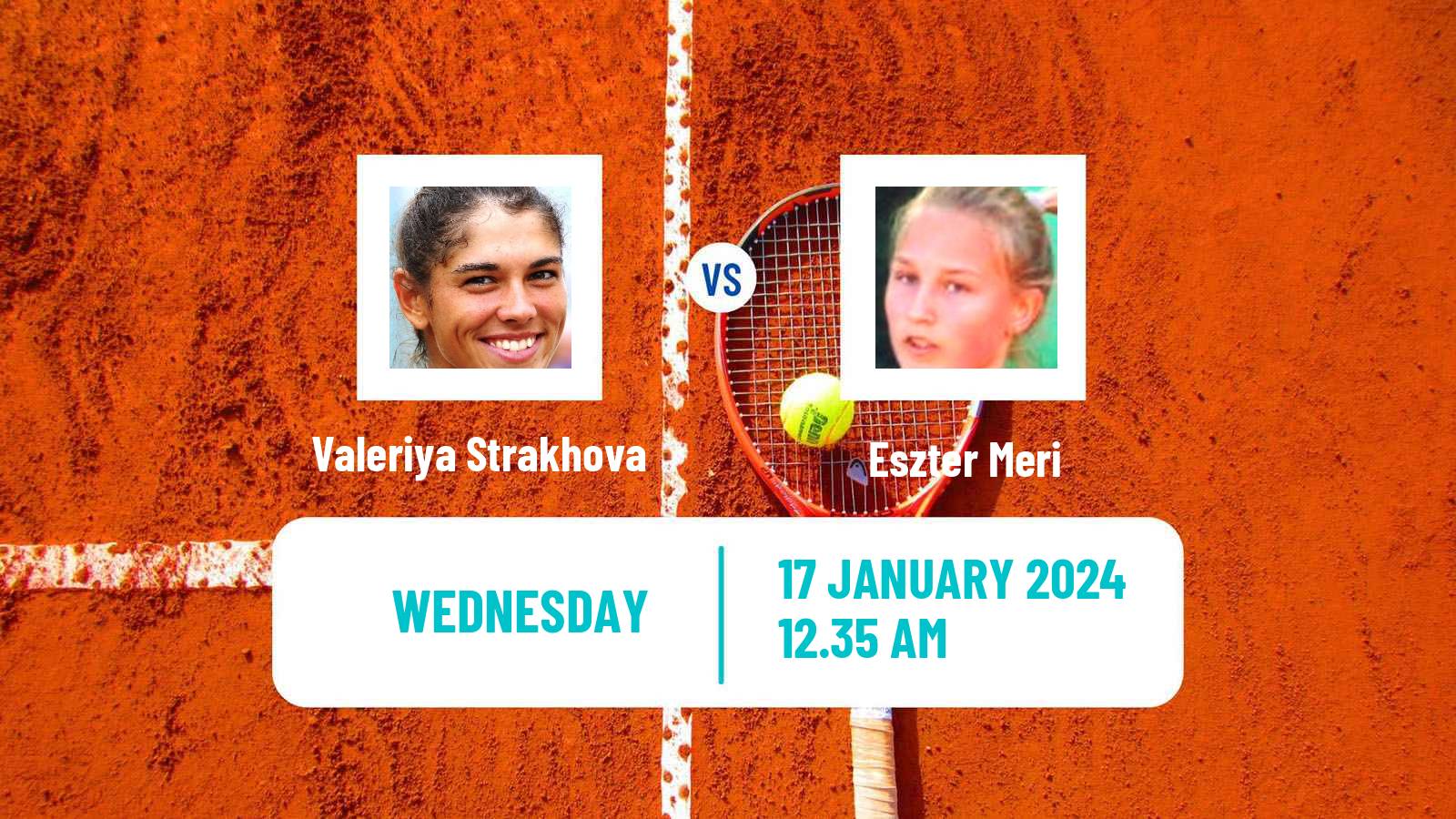 Tennis ITF W50 Antalya Women Valeriya Strakhova - Eszter Meri
