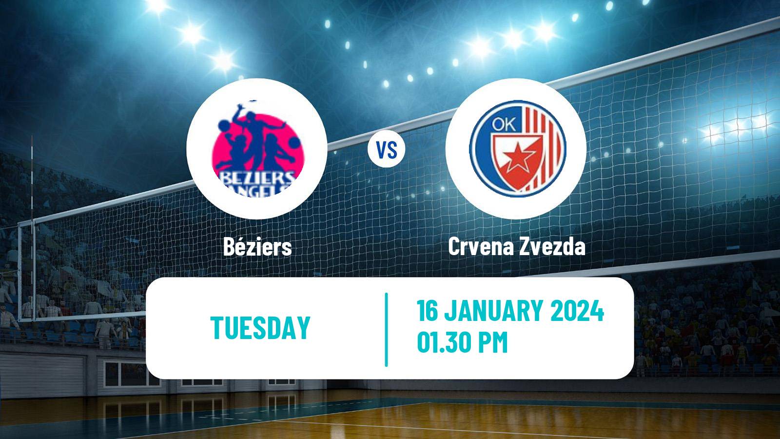 Volleyball CEV Cup Women Béziers - Crvena Zvezda