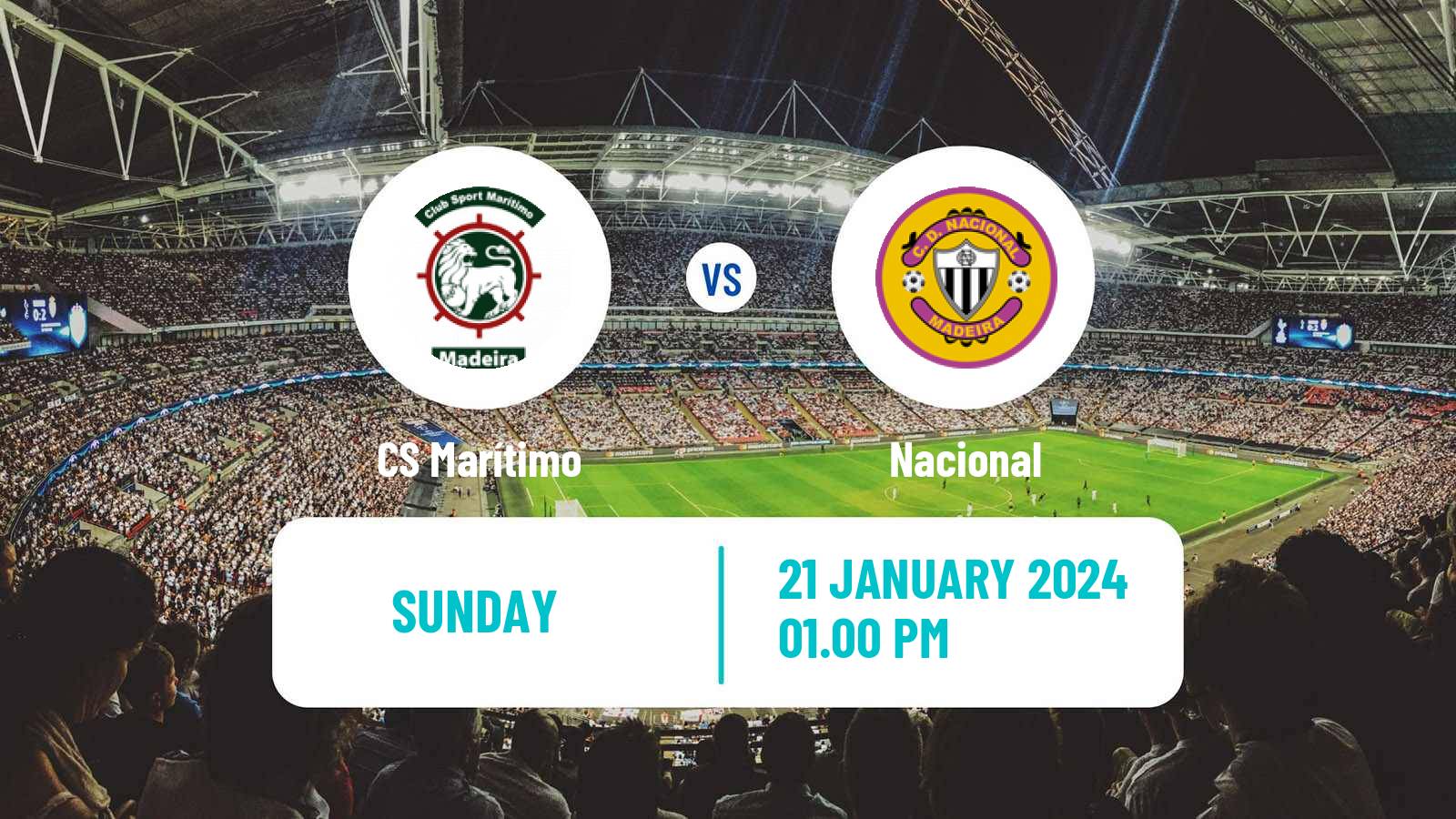 Soccer Portuguese Liga 2 Marítimo - Nacional