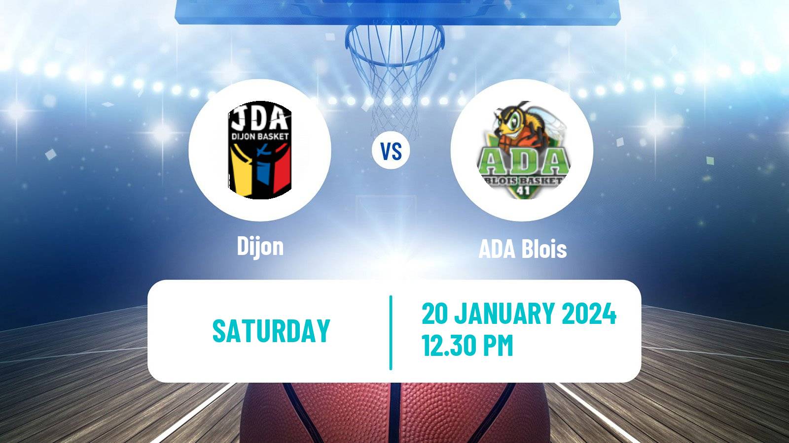 Basketball French LNB Dijon - ADA Blois