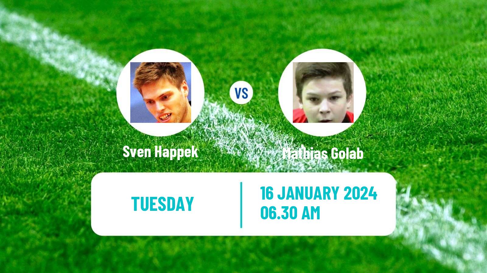 Table tennis Challenger Series Men Sven Happek - Mathias Golab
