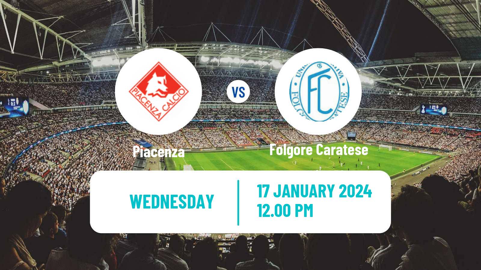 Soccer Italian Serie D - Group B Piacenza - Folgore Caratese