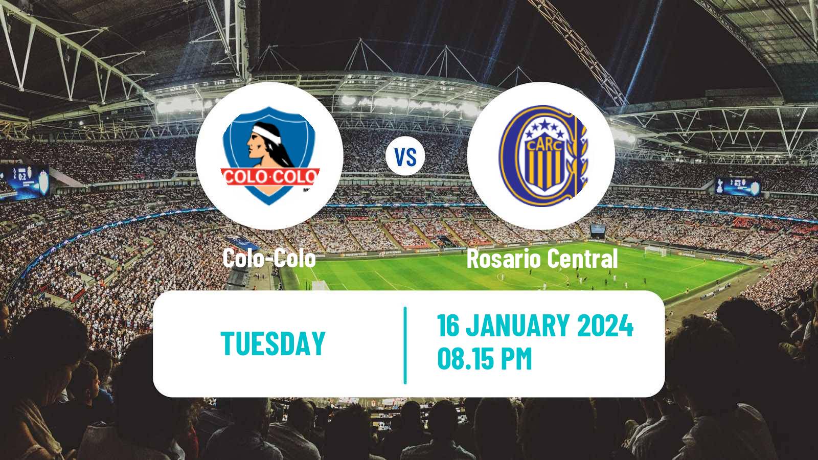 Soccer Serie Rio de la Plata Colo-Colo - Rosario Central