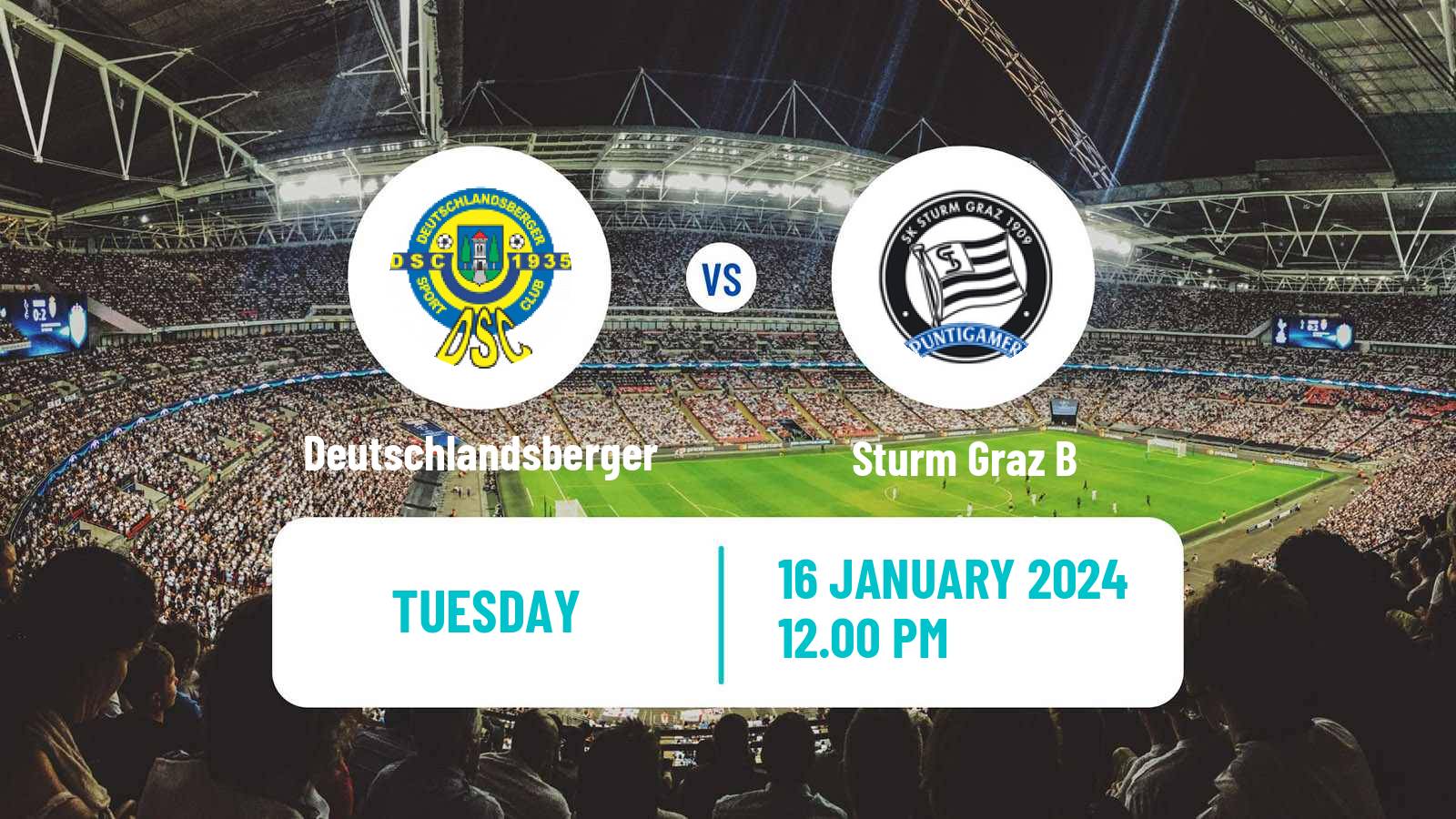 Soccer Club Friendly Deutschlandsberger - Sturm Graz B