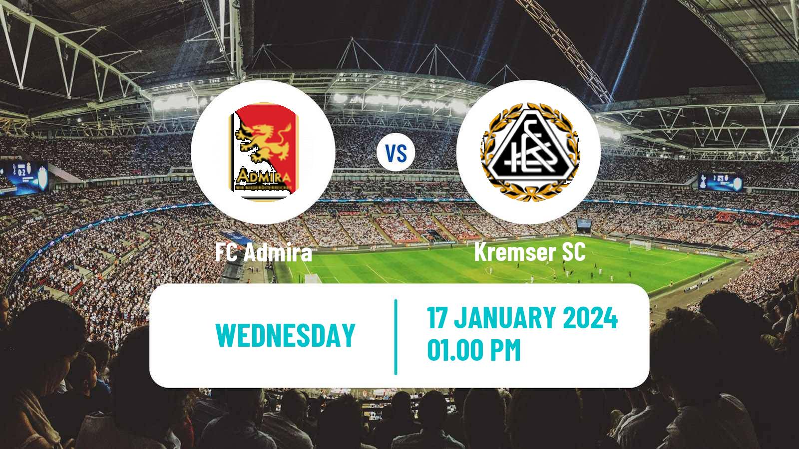Football Club Friendly Admira - Kremser