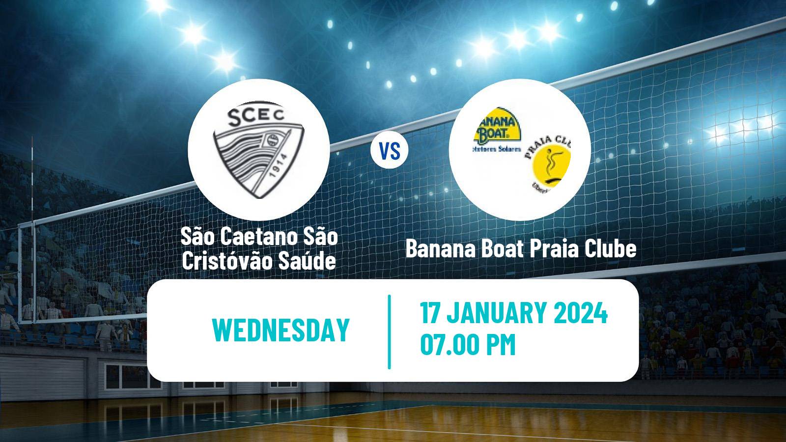 Volleyball Brazilian SuperLiga Volleyball Women São Caetano São Cristóvão Saúde - Praia Clube