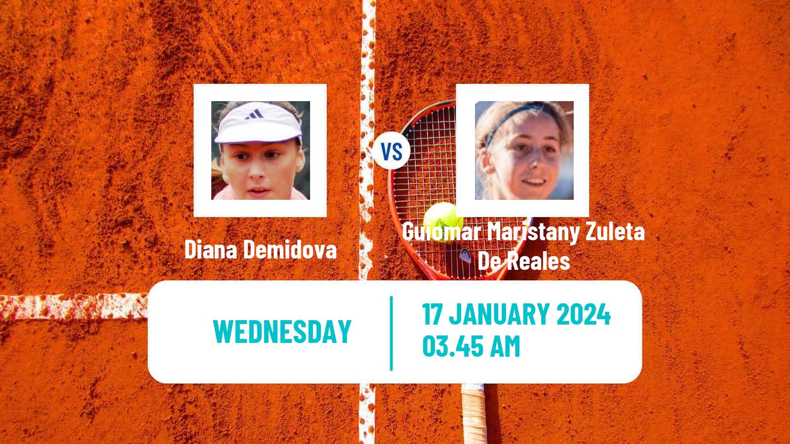 Tennis ITF W50 Antalya Women Diana Demidova - Guiomar Maristany Zuleta De Reales